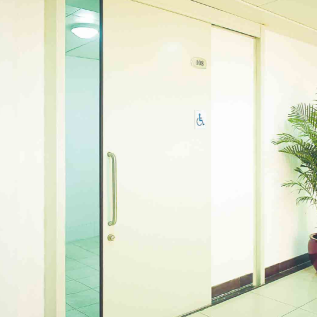 Classroom and office areas