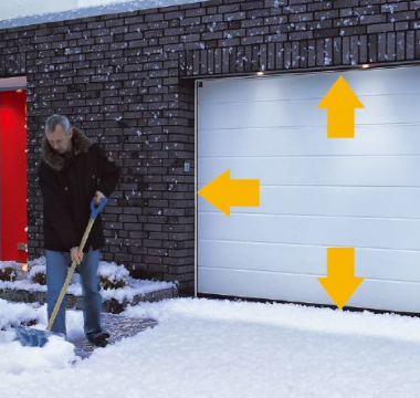 Sectional Garage Doors, Sealing A Garage Door For Winter